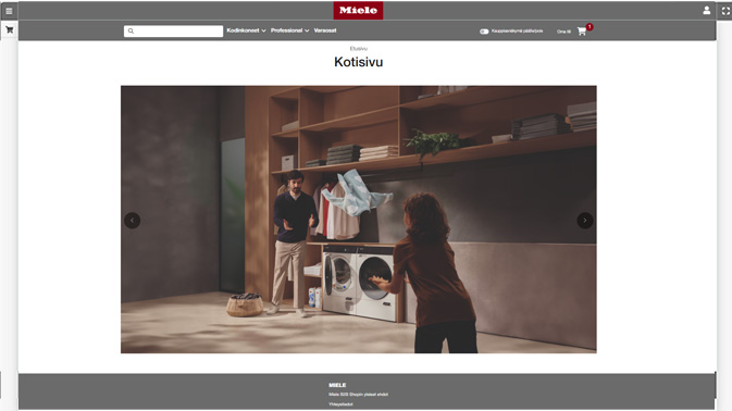 Miele B2B Portal/shop